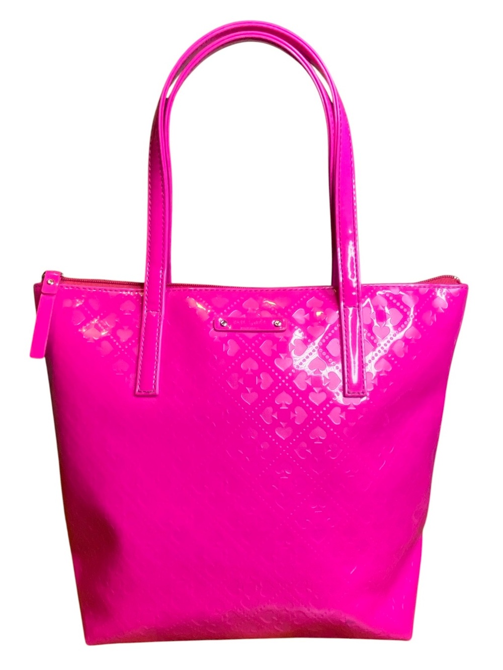 Kate Spade Pink Embossed Patent Leather
Tote Shoulder bag